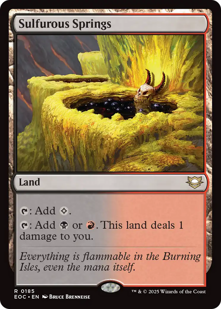 Sulfurous Springs [Edge of Eternities Commander] | The CG Realm