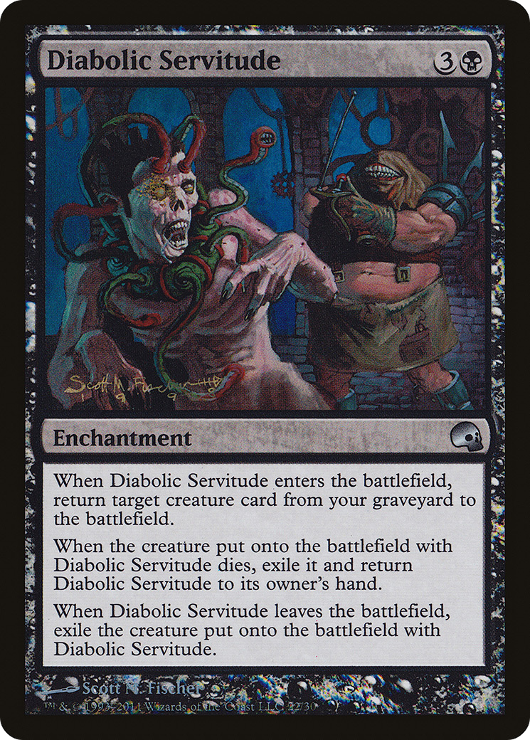Diabolic Servitude (GRV-022) - Premium Deck Series: Graveborn Foil