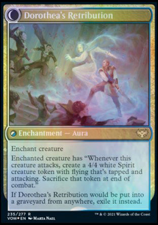 Dorothea, Vengeful Victim // Dorothea's Retribution [Innistrad: Crimson Vow Prerelease Promos] | The CG Realm