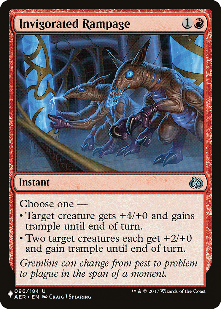 Invigorated Rampage [The List] | The CG Realm