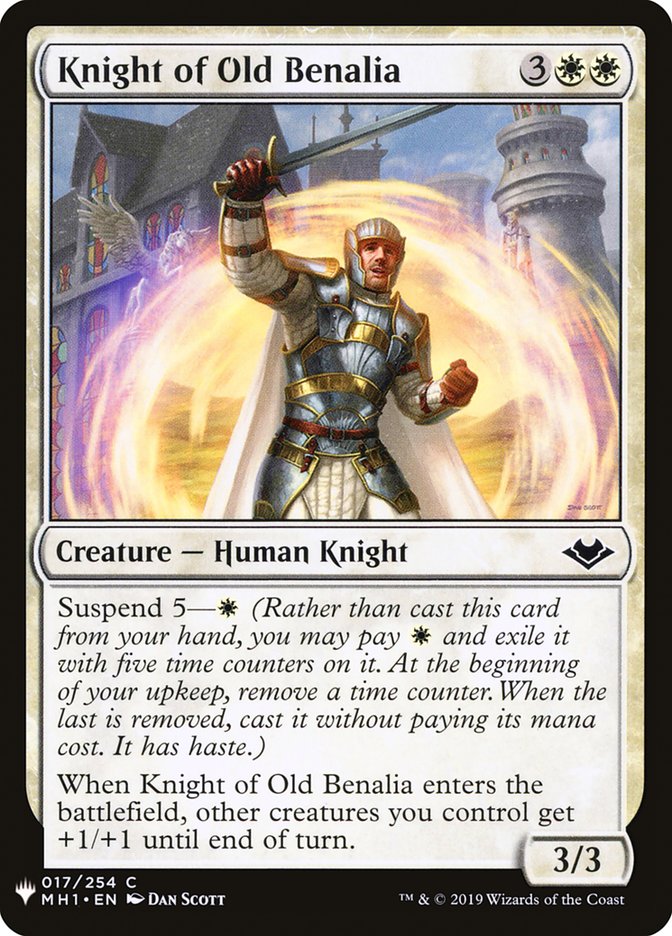 Knight of Old Benalia [Mystery Booster] | The CG Realm