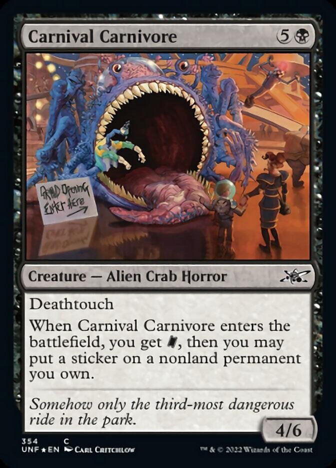 Carnival Carnivore (Galaxy Foil) [Unfinity] | The CG Realm