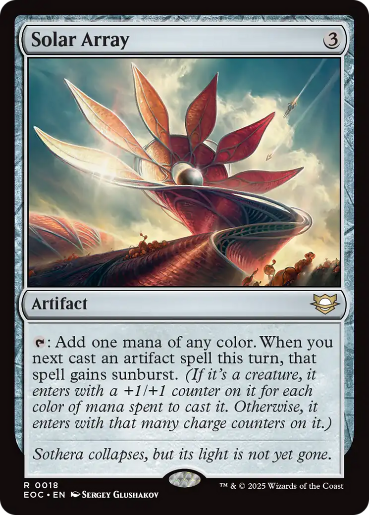 Solar Array [Edge of Eternities Commander] | The CG Realm