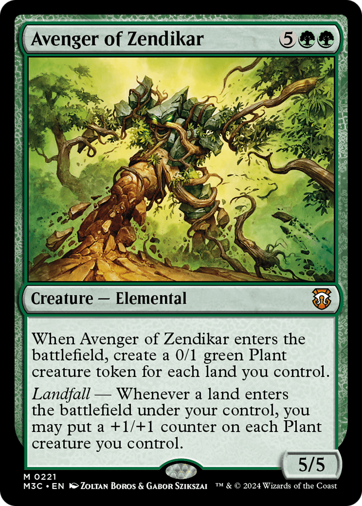 Avenger of Zendikar (Ripple Foil) [Modern Horizons 3 Commander] | The CG Realm