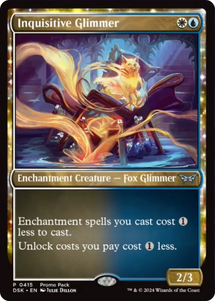 Inquisitive Glimmer (Promo Pack) [Duskmourn: House of Horror Promos] | The CG Realm