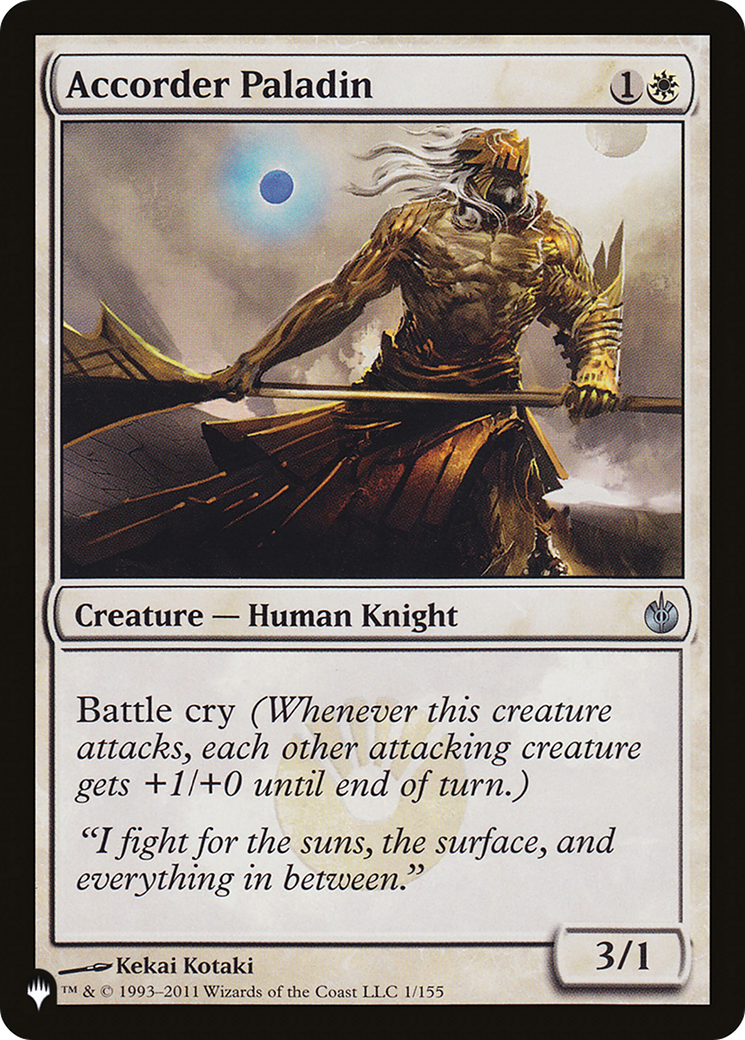 Accorder Paladin [The List] | The CG Realm