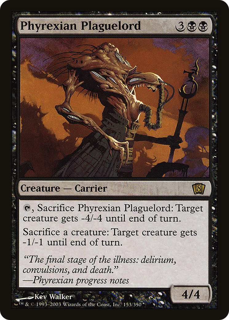 Phyrexian Plaguelord (8ED-153) - 8th Edition