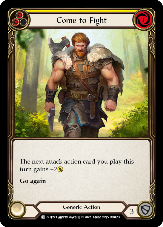 Come to Fight (Yellow) [OUT223] (Outsiders) | The CG Realm