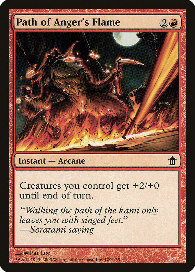 Path of Anger's Flame [Saviors of Kamigawa] | The CG Realm