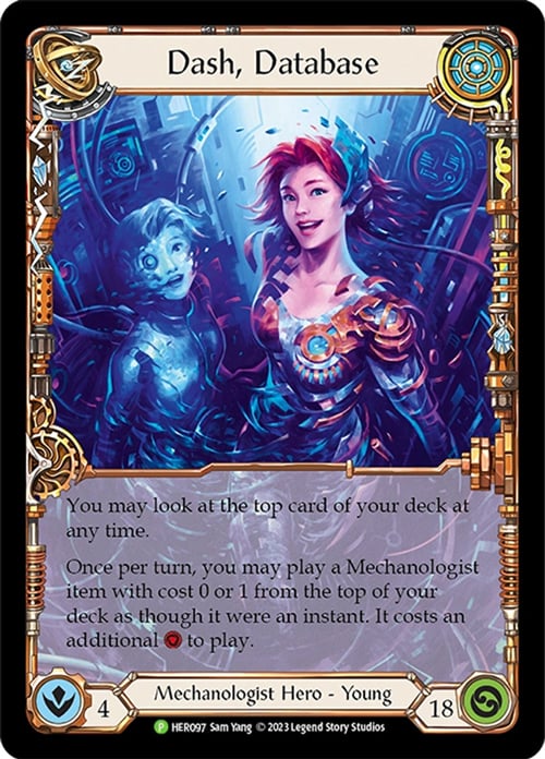 Dash, Database [HER097] (Promo)  Rainbow Foil | The CG Realm