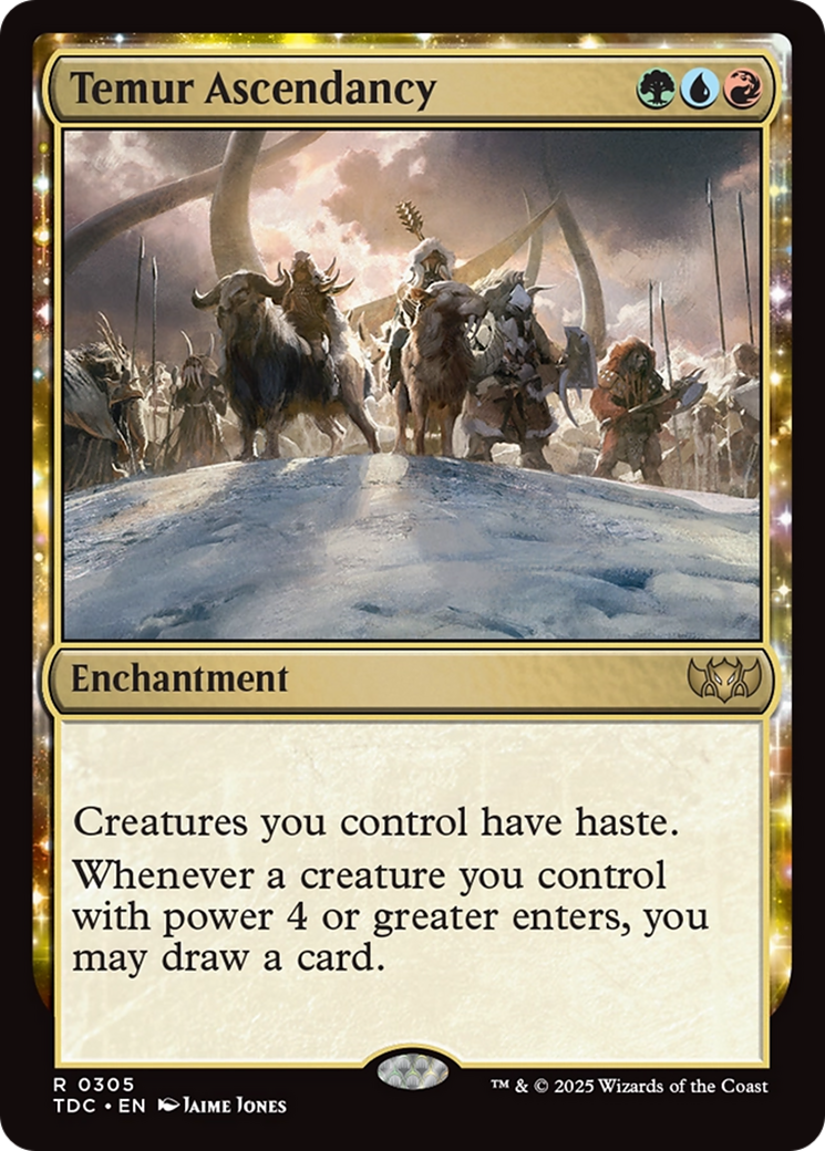 Temur Ascendancy [Tarkir: Dragonstorm Commander] | The CG Realm