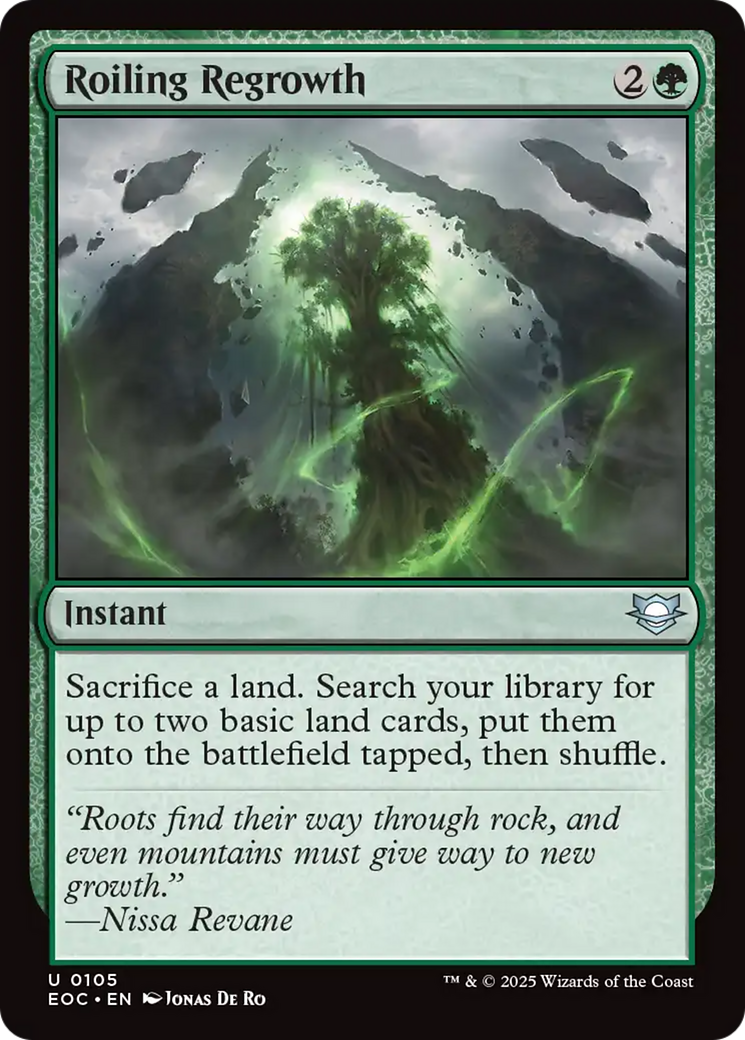 Roiling Regrowth [Edge of Eternities Commander] | The CG Realm