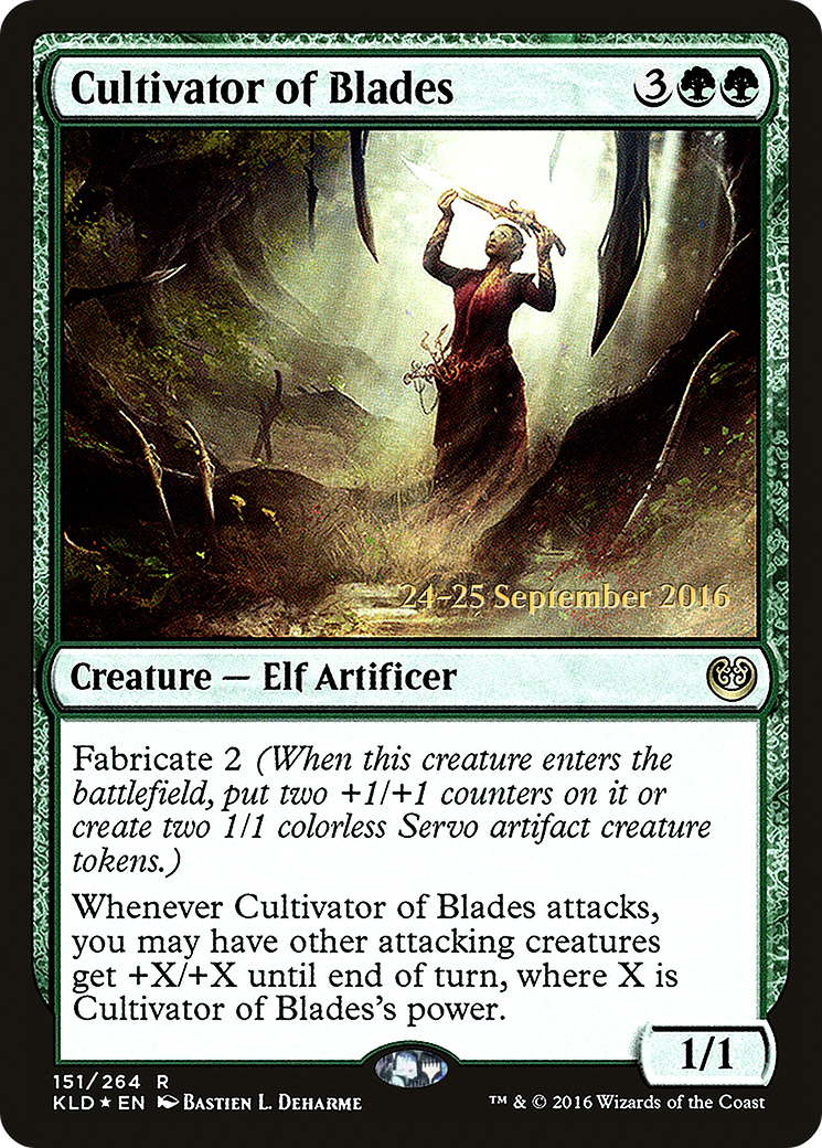 Cultivator of Blades (PRE-151) - Kaladesh Promos Foil