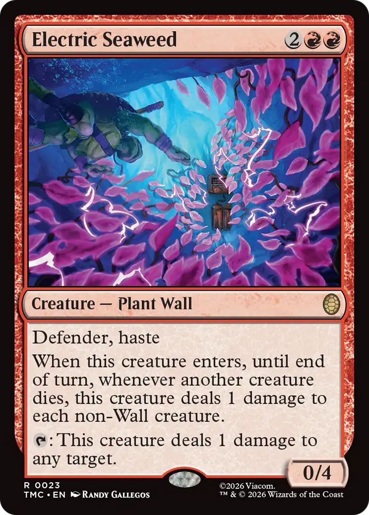 Electric Seaweed [Teenage Mutant Ninja Turtles Commander] | The CG Realm