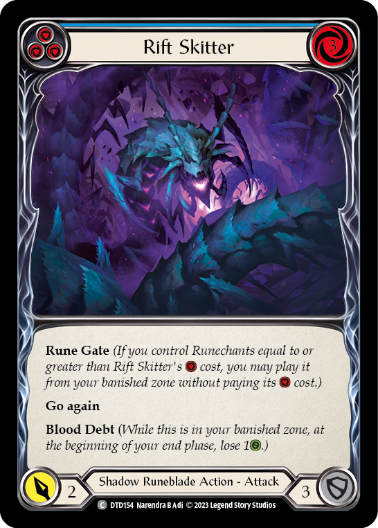Rift Skitter (Blue) [DTD154] (Dusk Till Dawn) | The CG Realm