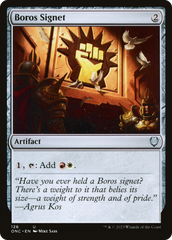 Boros Signet [Phyrexia: All Will Be One Commander] | The CG Realm