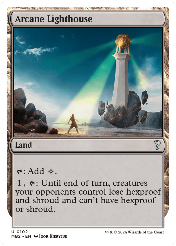 Arcane Lighthouse (White Border) [Mystery Booster 2] | The CG Realm