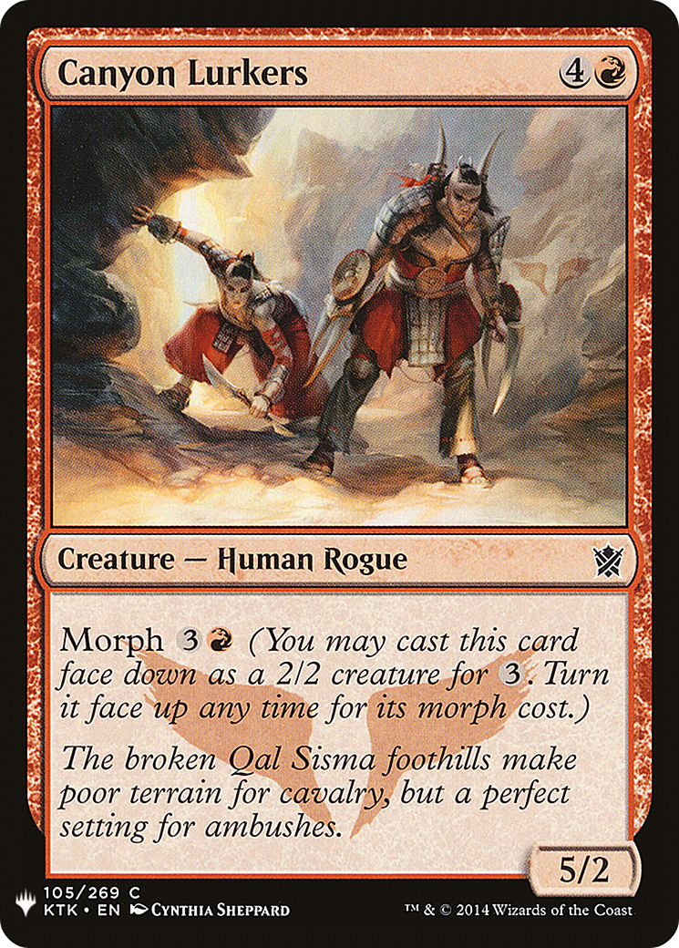 Canyon Lurkers (LIST-KTK-105) - The List