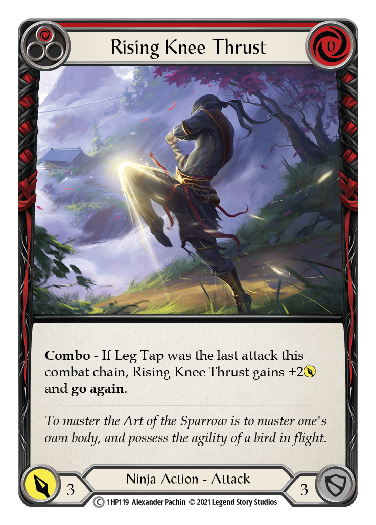 Rising Knee Thrust (Red) [1HP119] (History Pack 1) | The CG Realm