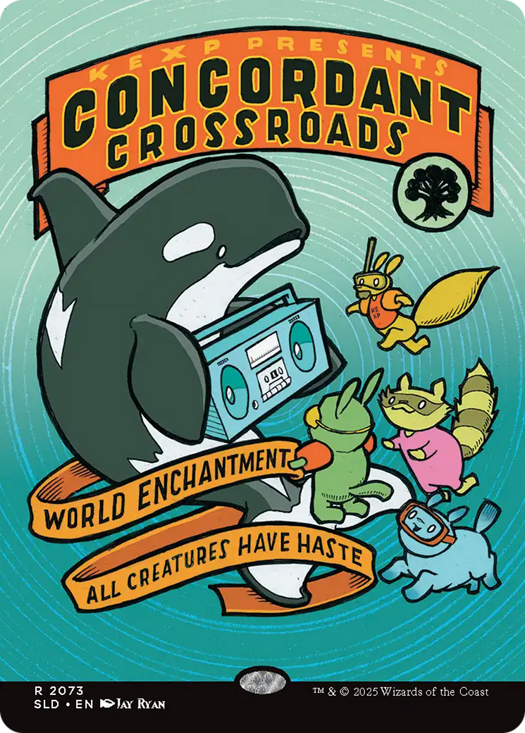 Concordant Crossroads (2073) (SLD-2073) - Secret Lair Drop (Borderless) Foil