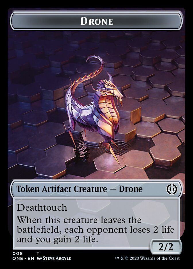 Drone Token [Phyrexia: All Will Be One Tokens] | The CG Realm