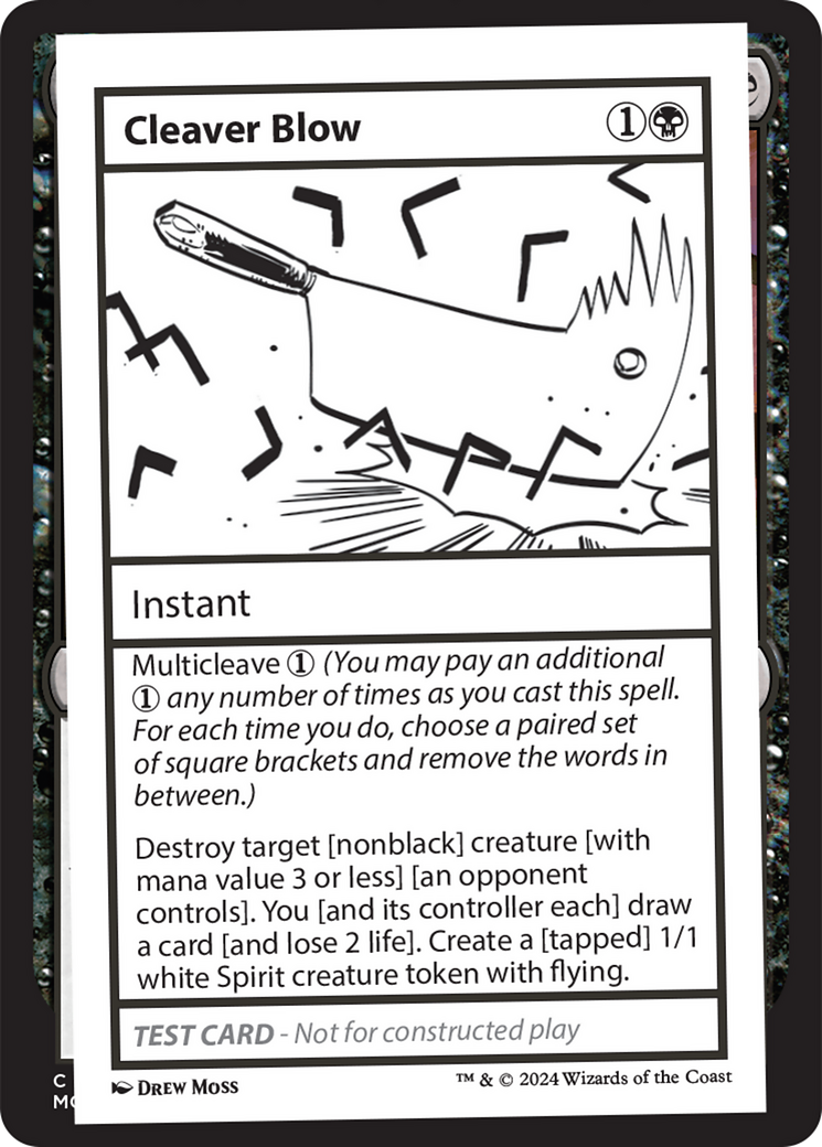 Cleaver Blow [Mystery Booster 2 Playtest Cards] | The CG Realm