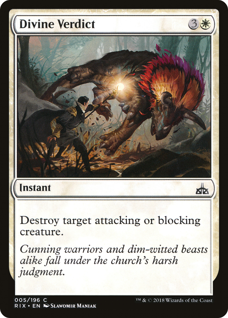 Divine Verdict (RIX-005) - Rivals of Ixalan