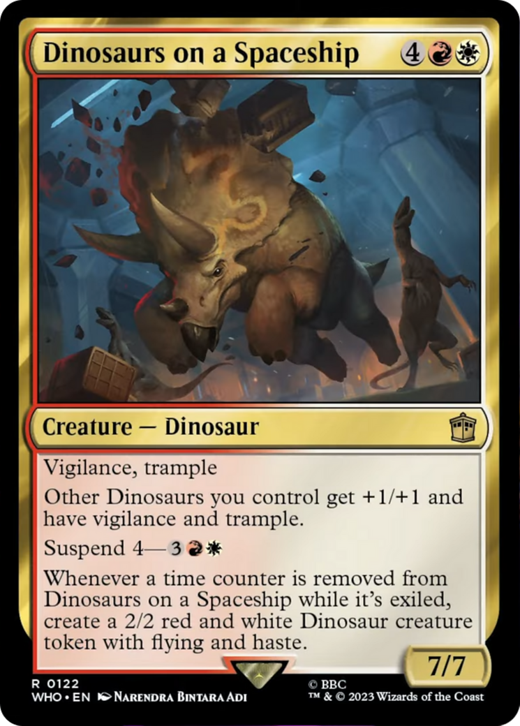 Dinosaurs on a Spaceship [Doctor Who] | The CG Realm
