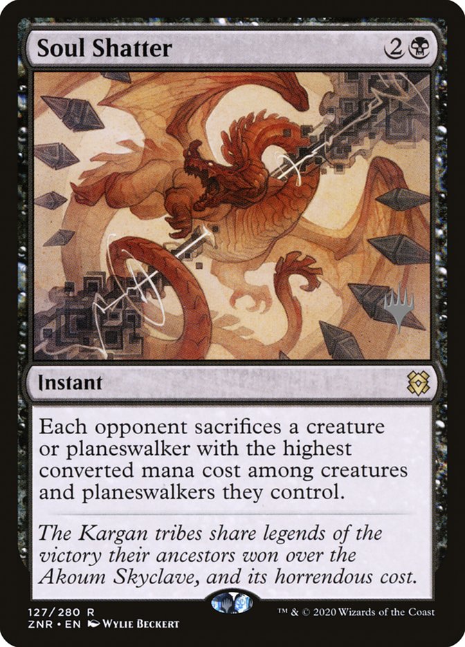Soul Shatter (Promo Pack) [Zendikar Rising Promos] | The CG Realm