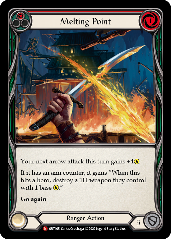 Melting Point [OUT105] (Outsiders)  Rainbow Foil | The CG Realm