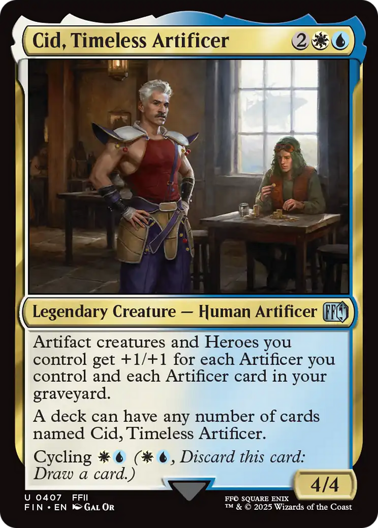Cid, Timeless Artificer (0407) [FINAL FANTASY] | The CG Realm