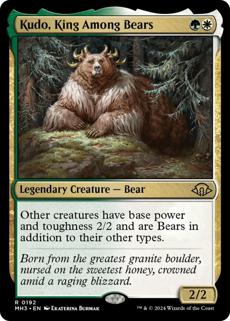 Kudo, King Among Bears [Modern Horizons 3] | The CG Realm