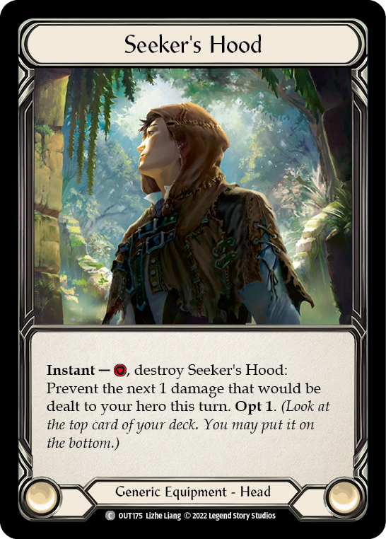Seeker's Hood [OUT175] (Outsiders)  Rainbow Foil | The CG Realm