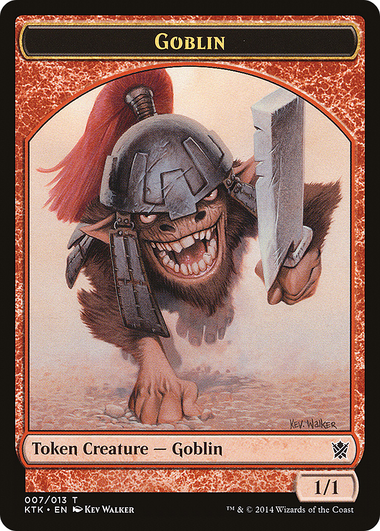 Goblin Token (KTK-007) - Khans of Tarkir Tokens