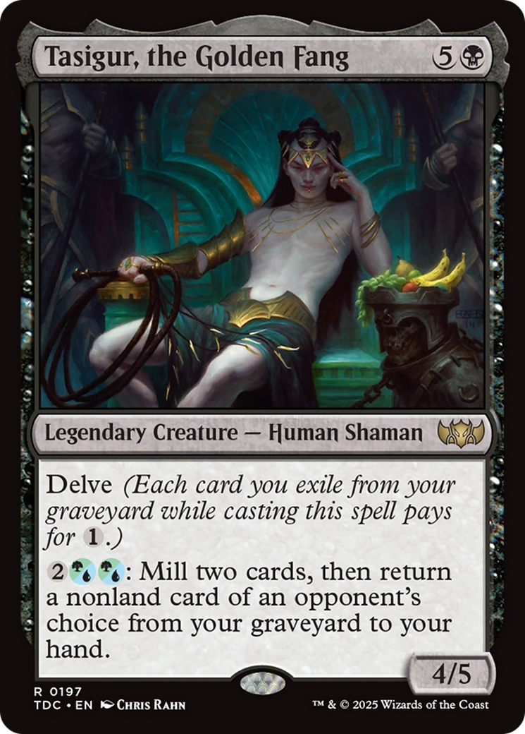 Tasigur, the Golden Fang [Tarkir: Dragonstorm Commander] | The CG Realm
