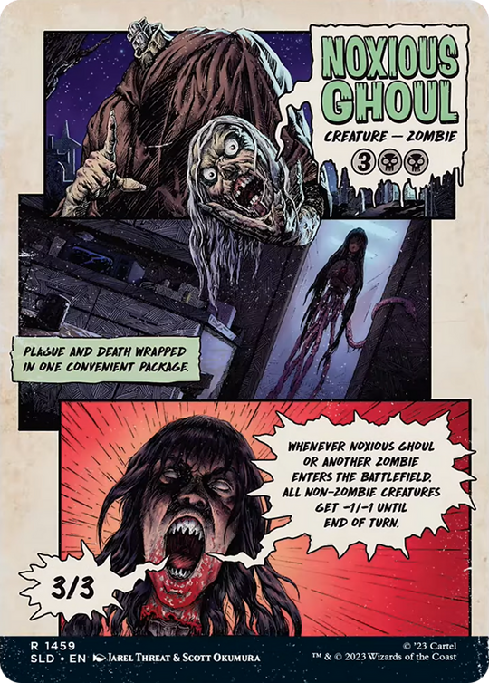 Noxious Ghoul (SLD-1459) - Secret Lair Drop: (Full Art) (Borderless)