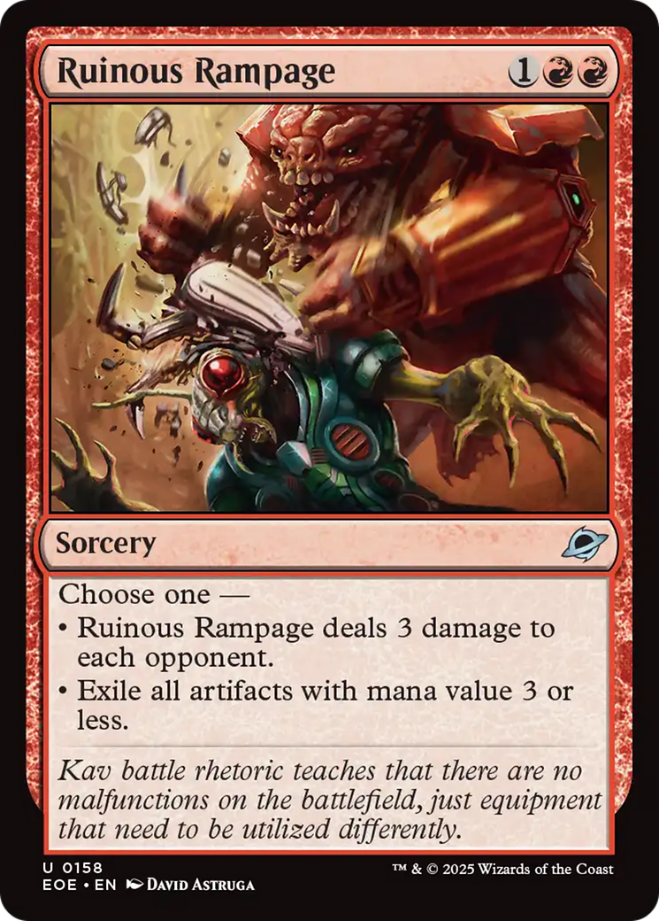 Ruinous Rampage [Edge of Eternities] | The CG Realm