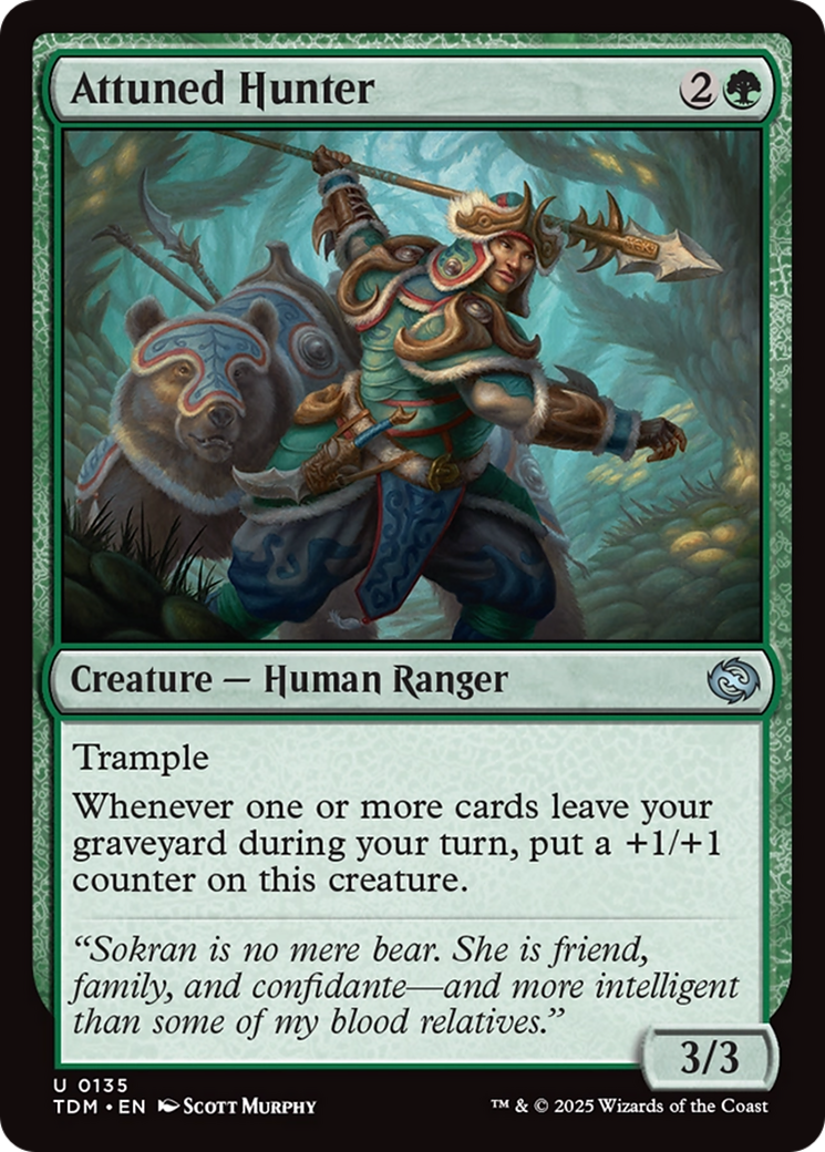 Attuned Hunter [Tarkir: Dragonstorm] | The CG Realm