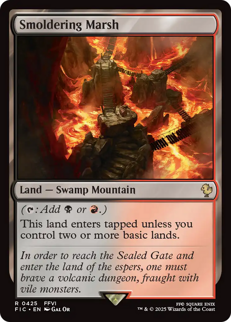 Smoldering Marsh [FINAL FANTASY Commander] | The CG Realm