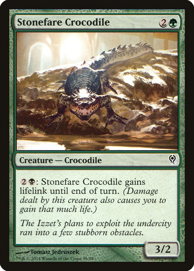 Stonefare Crocodile [Duel Decks: Jace vs. Vraska] | The CG Realm