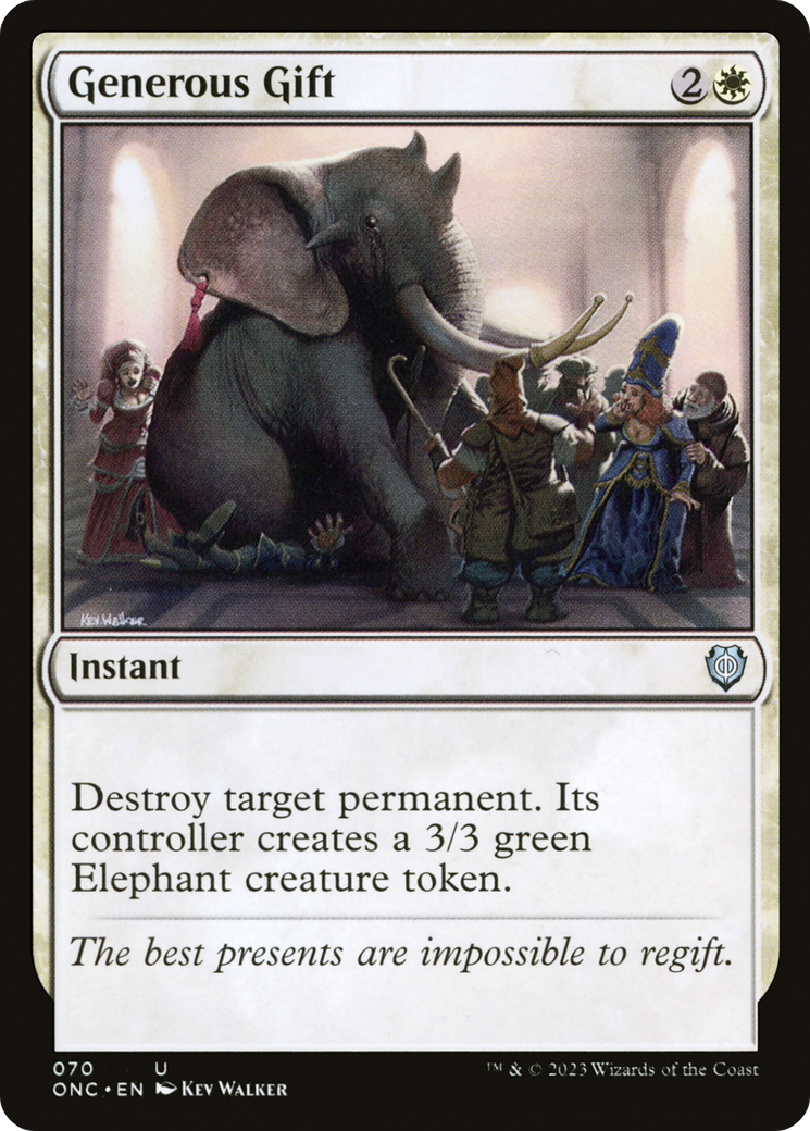 Generous Gift [Phyrexia: All Will Be One Commander] | The CG Realm