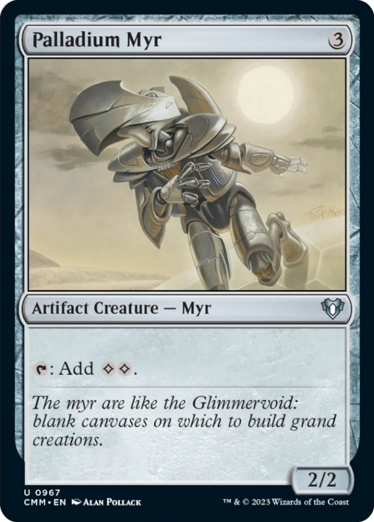 Palladium Myr [Commander Masters] | The CG Realm
