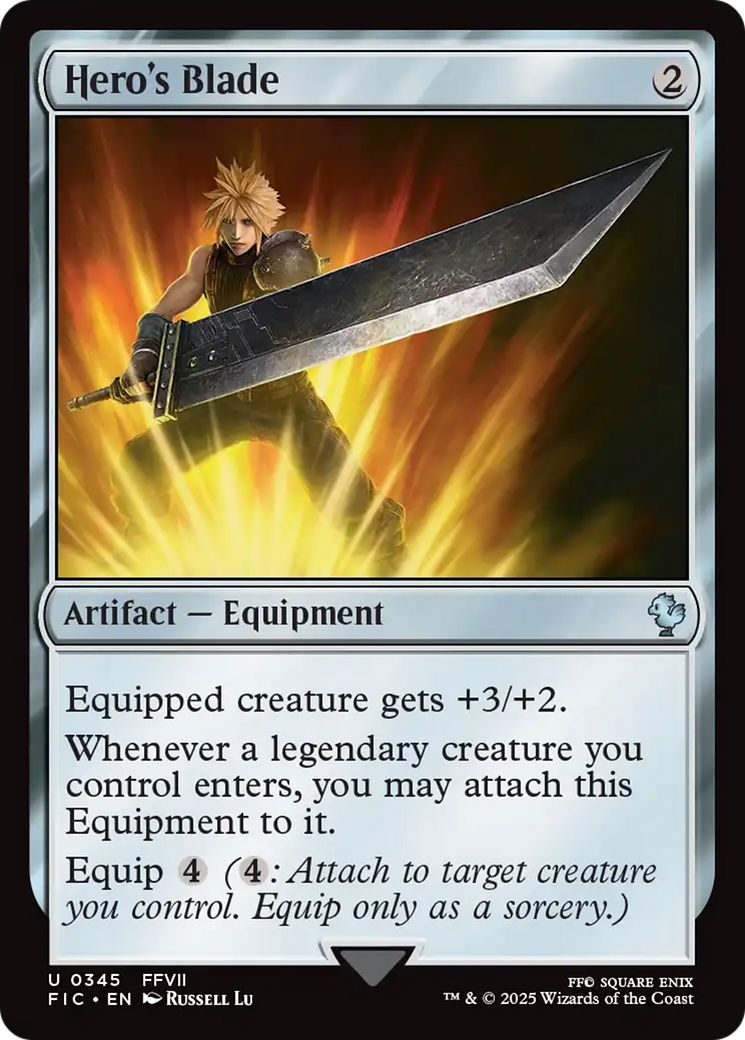 Hero's Blade [FINAL FANTASY Commander] | The CG Realm