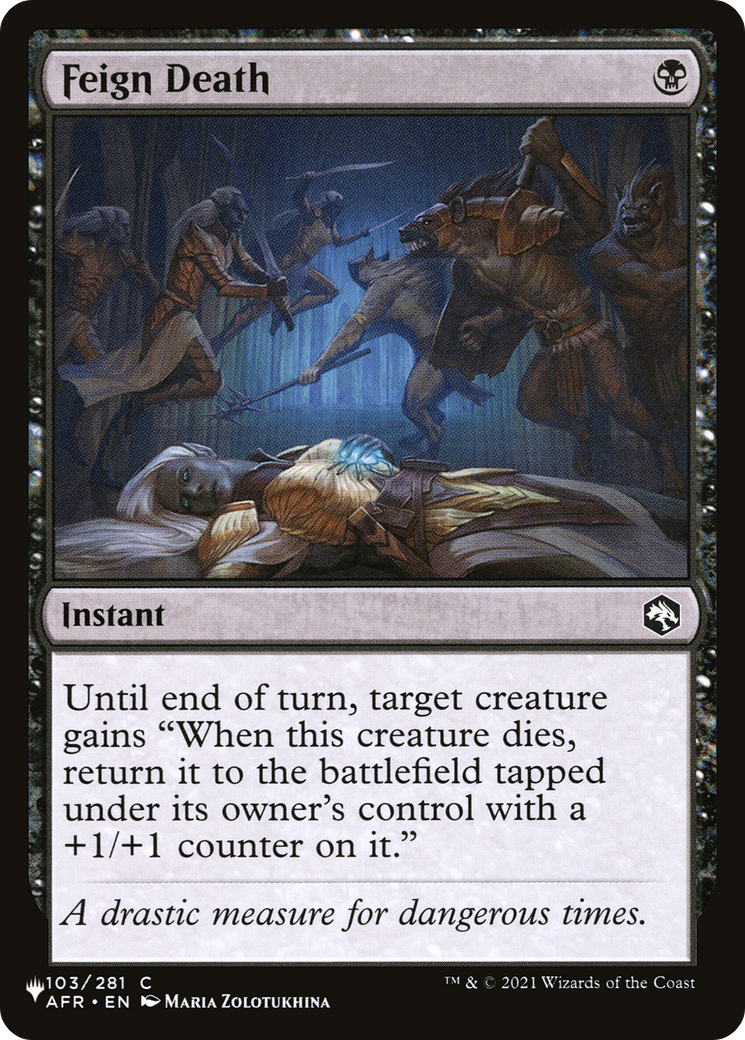 Feign Death [The List] | The CG Realm