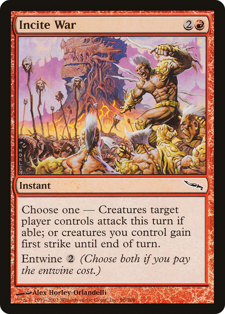 Incite War (MRD-096) - Mirrodin