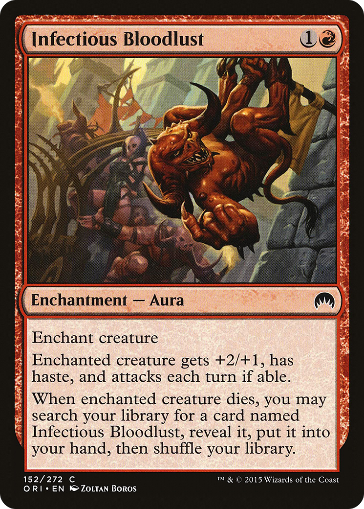 Infectious Bloodlust (ORI-152) - Magic Origins