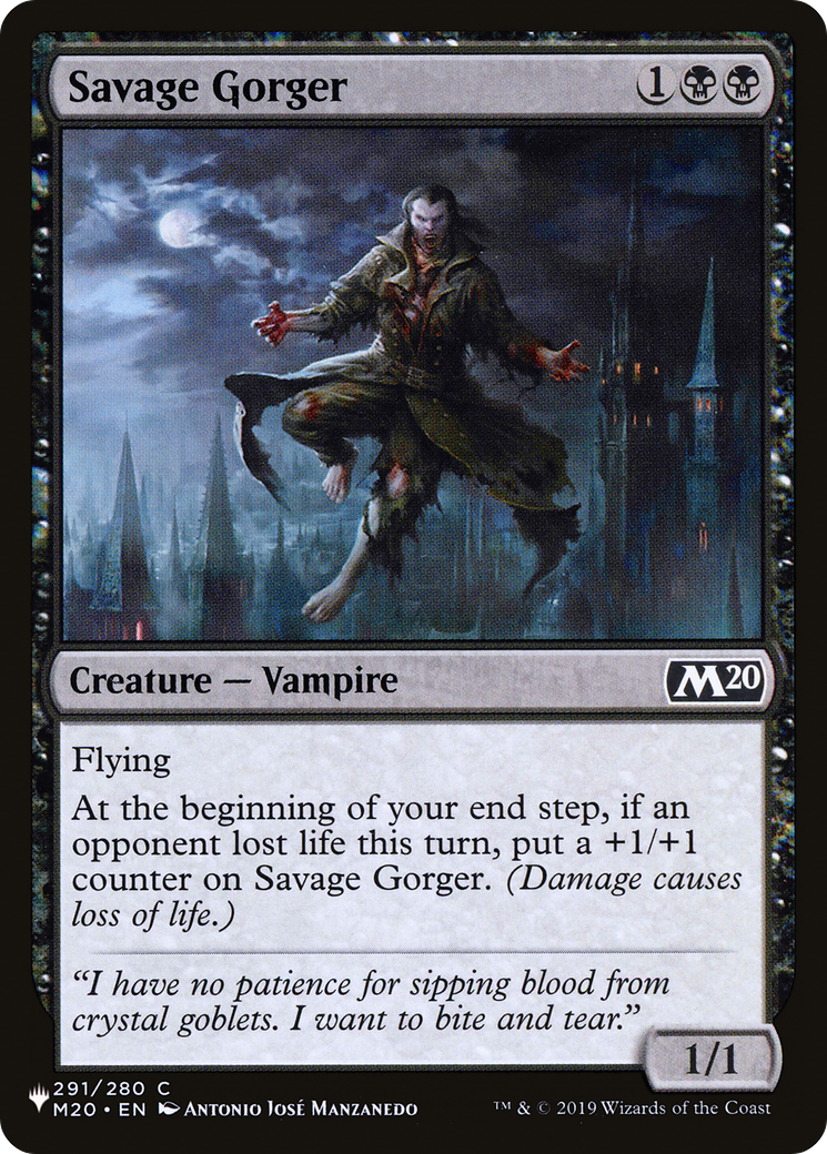 Savage Gorger [The List] | The CG Realm