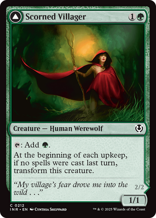 Scorned Villager (INR-212) - Innistrad Remastered