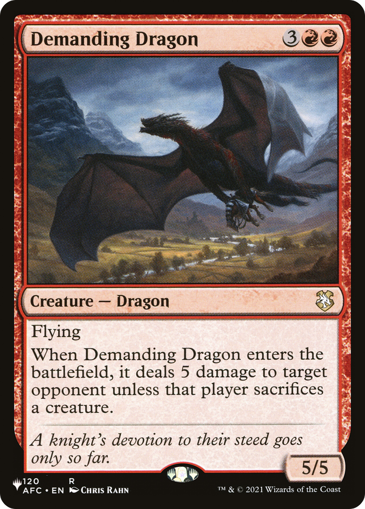 Demanding Dragon [The List] | The CG Realm
