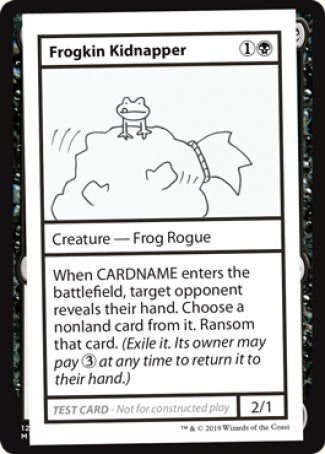 Frogkin Kidnapper (2021 Edition) [Mystery Booster Playtest Cards] | The CG Realm